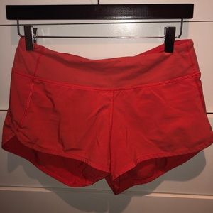 LULULEMON SPEED UP RUNNING SHORT LOW RISE